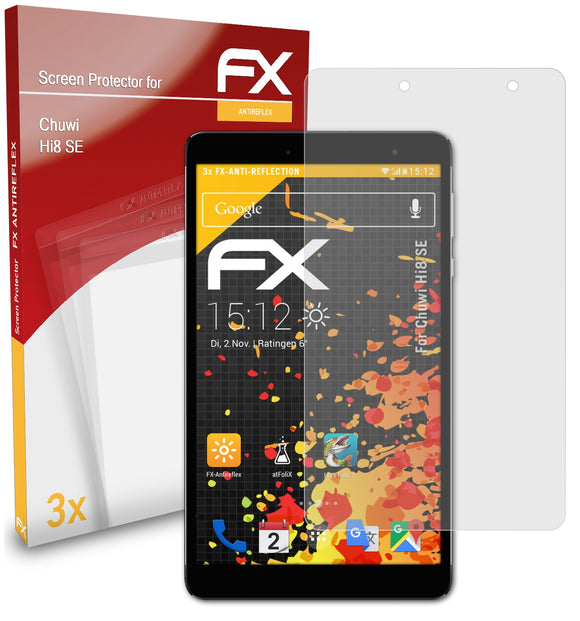 atFoliX FX-Antireflex Displayschutzfolie für Chuwi Hi8 SE
