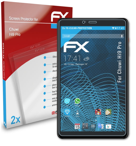 atFoliX FX-Clear Schutzfolie für Chuwi Hi9 Pro