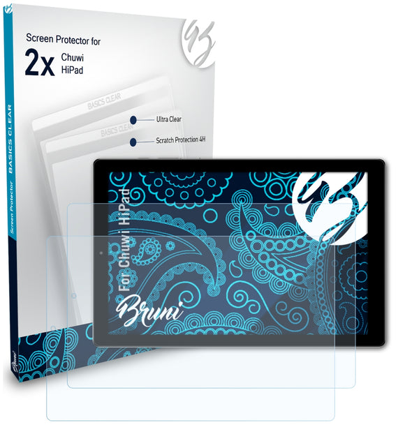 Bruni Basics-Clear Displayschutzfolie für Chuwi HiPad