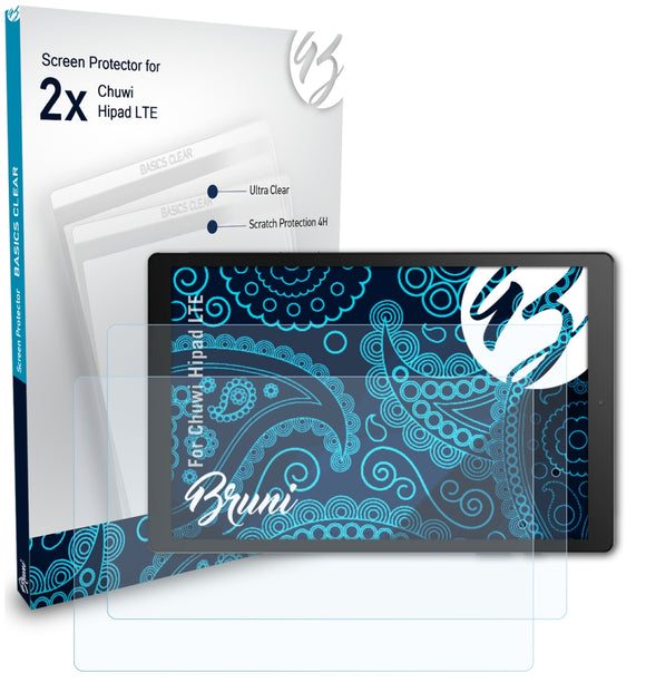 Bruni Basics-Clear Displayschutzfolie für Chuwi Hipad LTE