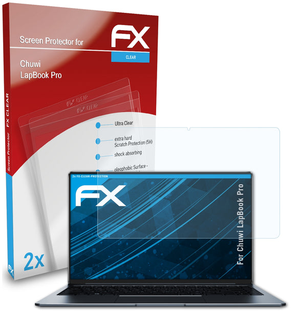 atFoliX FX-Clear Schutzfolie für Chuwi LapBook Pro