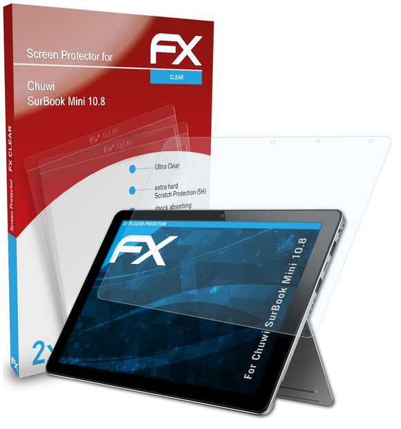 atFoliX FX-Clear Schutzfolie für Chuwi SurBook Mini 10.8