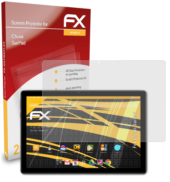 atFoliX FX-Antireflex Displayschutzfolie für Chuwi SurPad