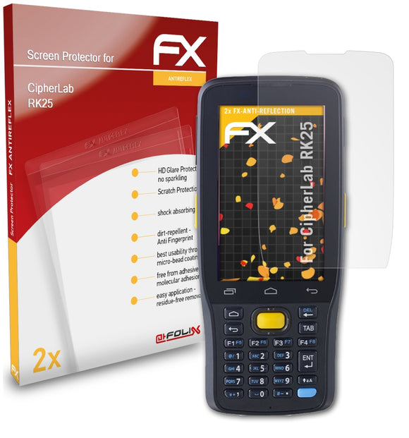 atFoliX FX-Antireflex Displayschutzfolie für CipherLab RK25