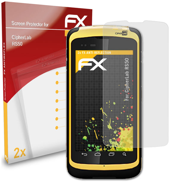 atFoliX FX-Antireflex Displayschutzfolie für CipherLab RS50