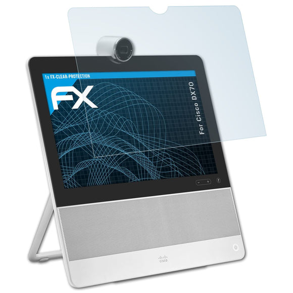 atFoliX FX-Clear Schutzfolie für Cisco DX70