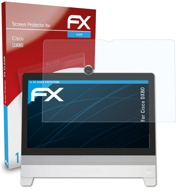 atFoliX FX-Clear Schutzfolie für Cisco DX80