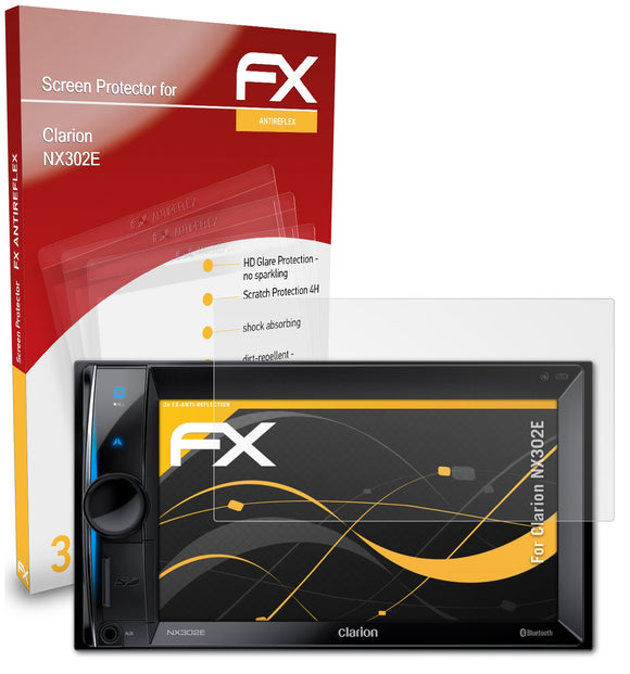 atFoliX FX-Antireflex Displayschutzfolie für Clarion NX302E