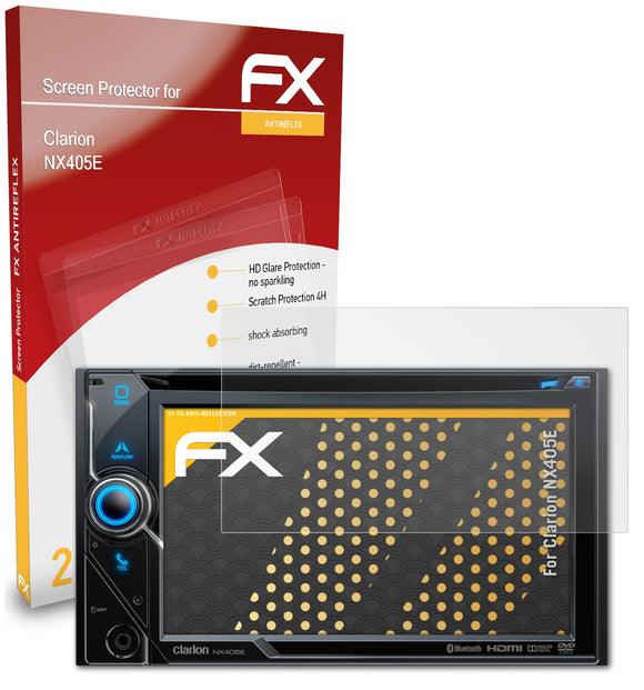 atFoliX FX-Antireflex Displayschutzfolie für Clarion NX405E