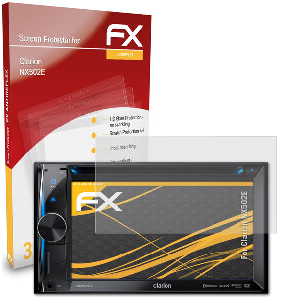 atFoliX FX-Antireflex Displayschutzfolie für Clarion NX502E