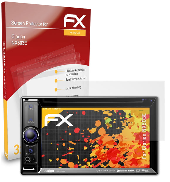 atFoliX FX-Antireflex Displayschutzfolie für Clarion NX503E