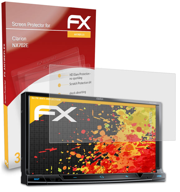 atFoliX FX-Antireflex Displayschutzfolie für Clarion NX702E