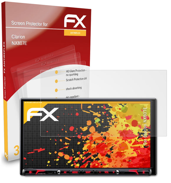 atFoliX FX-Antireflex Displayschutzfolie für Clarion NX807E