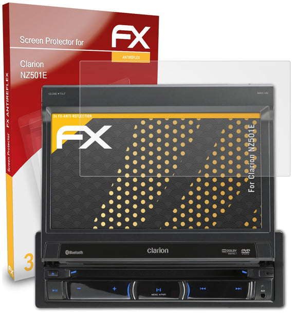 atFoliX FX-Antireflex Displayschutzfolie für Clarion NZ501E