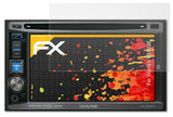 Panzerfolie atFoliX kompatibel mit Clarion VX402E, entspiegelnde und stoßdämpfende FX (3X)