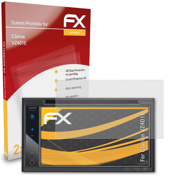 atFoliX FX-Antireflex Displayschutzfolie für Clarion VZ401E