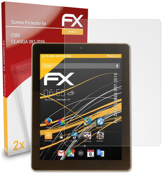 atFoliX FX-Antireflex Displayschutzfolie für CMX CLANGA 097-2016
