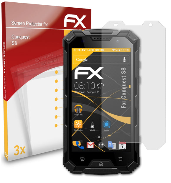 atFoliX FX-Antireflex Displayschutzfolie für Conquest S8
