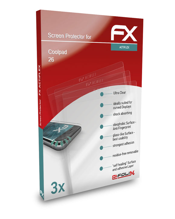 atFoliX FX-ActiFleX Displayschutzfolie für Coolpad 26