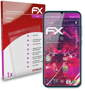 atFoliX FX-Hybrid-Glass Panzerglasfolie für Coolpad Cool 3