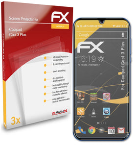 atFoliX FX-Antireflex Displayschutzfolie für Coolpad Cool 3 Plus