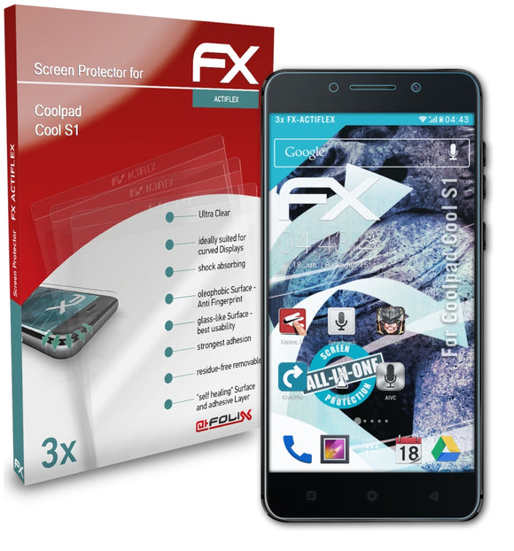 atFoliX FX-ActiFleX Displayschutzfolie für Coolpad Cool S1