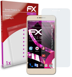 atFoliX FX-Hybrid-Glass Panzerglasfolie für Coolpad CoolPlay 6