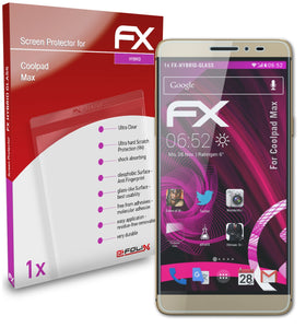 atFoliX FX-Hybrid-Glass Panzerglasfolie für Coolpad Max