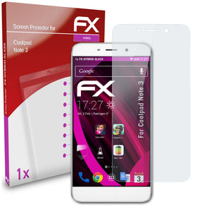 atFoliX FX-Hybrid-Glass Panzerglasfolie für Coolpad Note 3