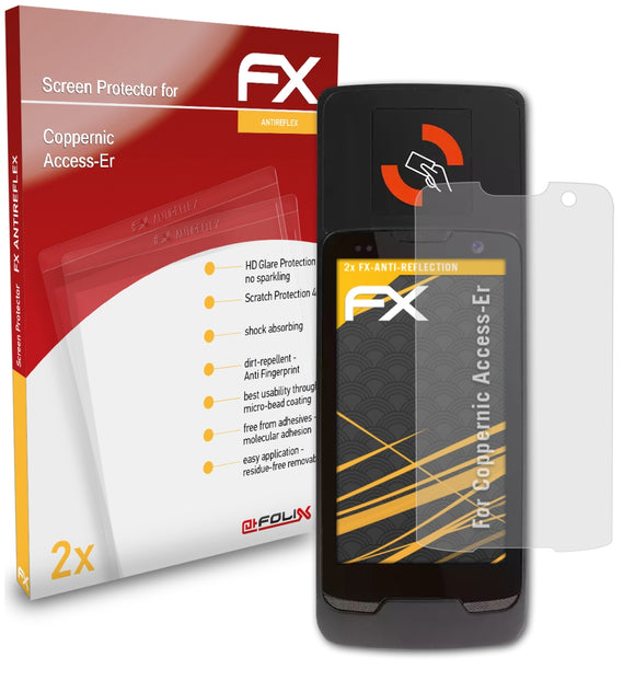 atFoliX FX-Antireflex Displayschutzfolie für Coppernic Access-Er