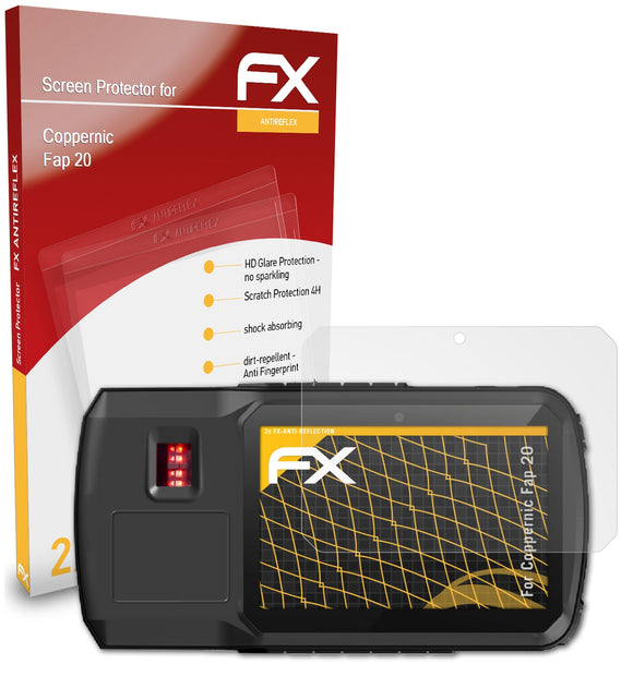 atFoliX FX-Antireflex Displayschutzfolie für Coppernic Fap 20