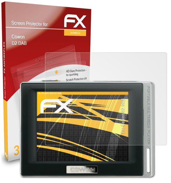 atFoliX FX-Antireflex Displayschutzfolie für Cowon D2 DAB