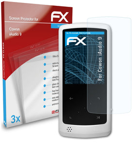 atFoliX FX-Clear Schutzfolie für Cowon iAudio 9