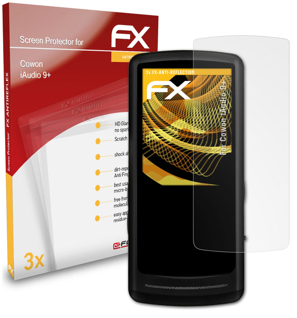 atFoliX FX-Antireflex Displayschutzfolie für Cowon iAudio 9+