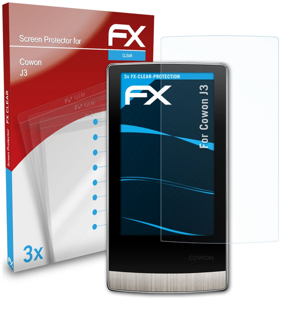 atFoliX FX-Clear Schutzfolie für Cowon J3