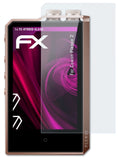 Glasfolie atFoliX kompatibel mit Cowon Plenue 2, 9H Hybrid-Glass FX