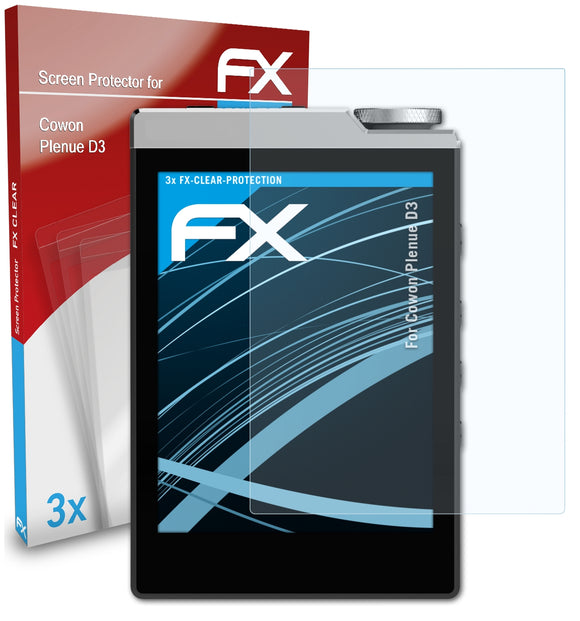 atFoliX FX-Clear Schutzfolie für Cowon Plenue D3