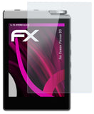 Glasfolie atFoliX kompatibel mit Cowon Plenue D3, 9H Hybrid-Glass FX
