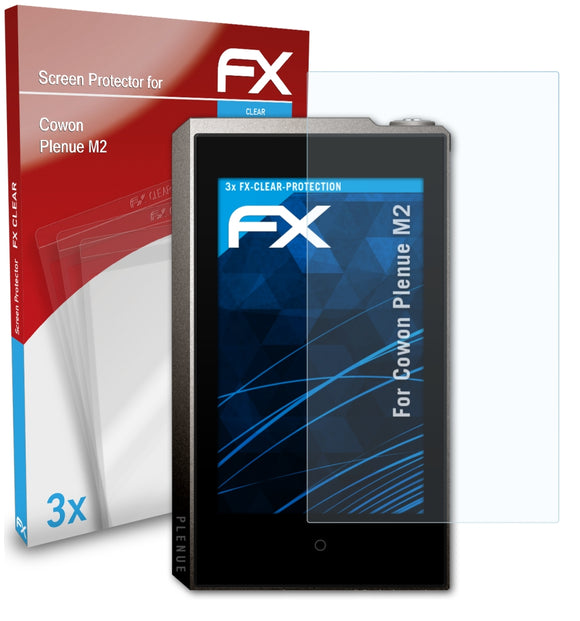 atFoliX FX-Clear Schutzfolie für Cowon Plenue M2