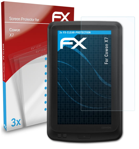 atFoliX FX-Clear Schutzfolie für Cowon X7