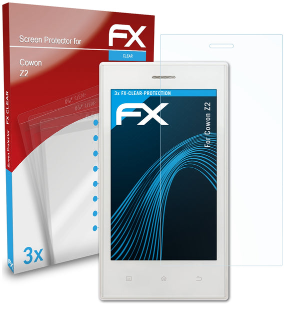 atFoliX FX-Clear Schutzfolie für Cowon Z2