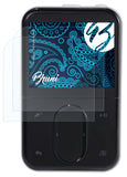 Schutzfolie Bruni kompatibel mit Creative ZEN Vision M 60 GB, glasklare (2X)