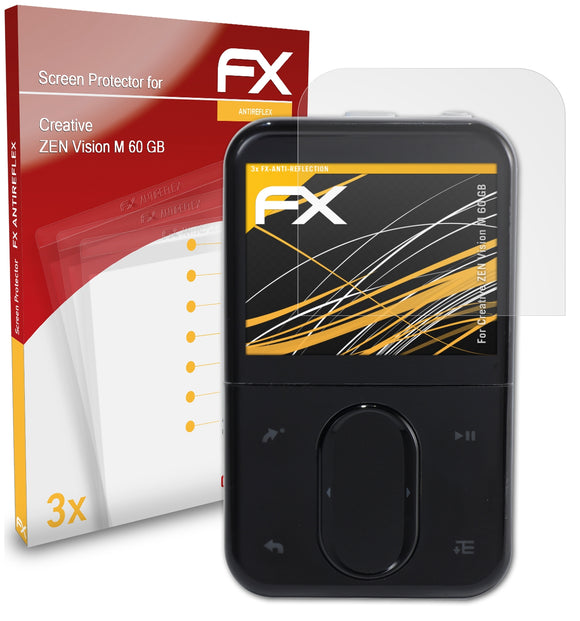 atFoliX FX-Antireflex Displayschutzfolie für Creative ZEN Vision M 60 GB