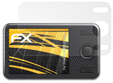 atFoliX Panzerfolie kompatibel mit Creative ZEN X-Fi Style, entspiegelnde und stoßdämpfende FX Schutzfolie (3X)