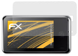 Panzerfolie atFoliX kompatibel mit Creative ZEN X-Fi2, entspiegelnde und stoßdämpfende FX (3X)