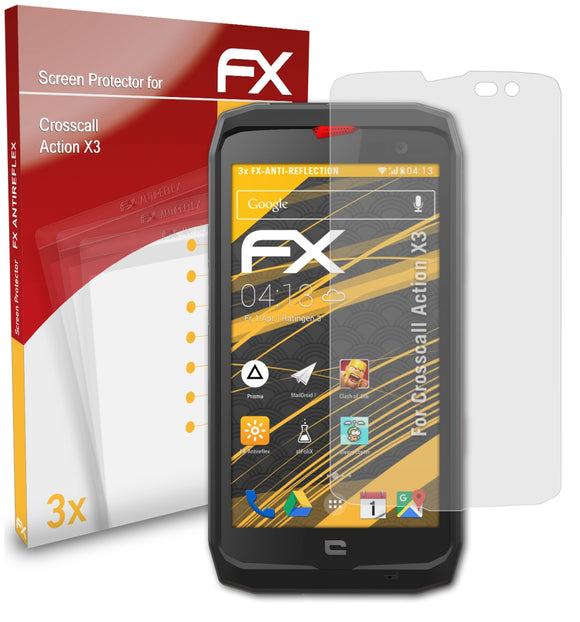 atFoliX FX-Antireflex Displayschutzfolie für Crosscall Action X3