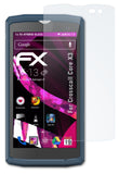 Glasfolie atFoliX kompatibel mit Crosscall Core X3, 9H Hybrid-Glass FX