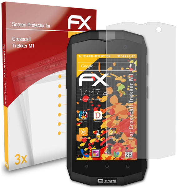 atFoliX FX-Antireflex Displayschutzfolie für Crosscall Trekker M1