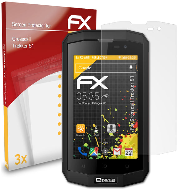 atFoliX FX-Antireflex Displayschutzfolie für Crosscall Trekker S1