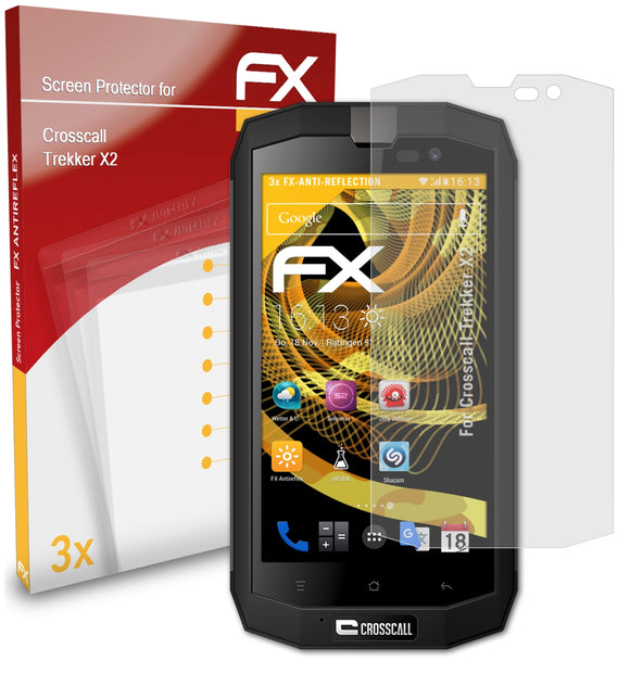 atFoliX FX-Antireflex Displayschutzfolie für Crosscall Trekker X2